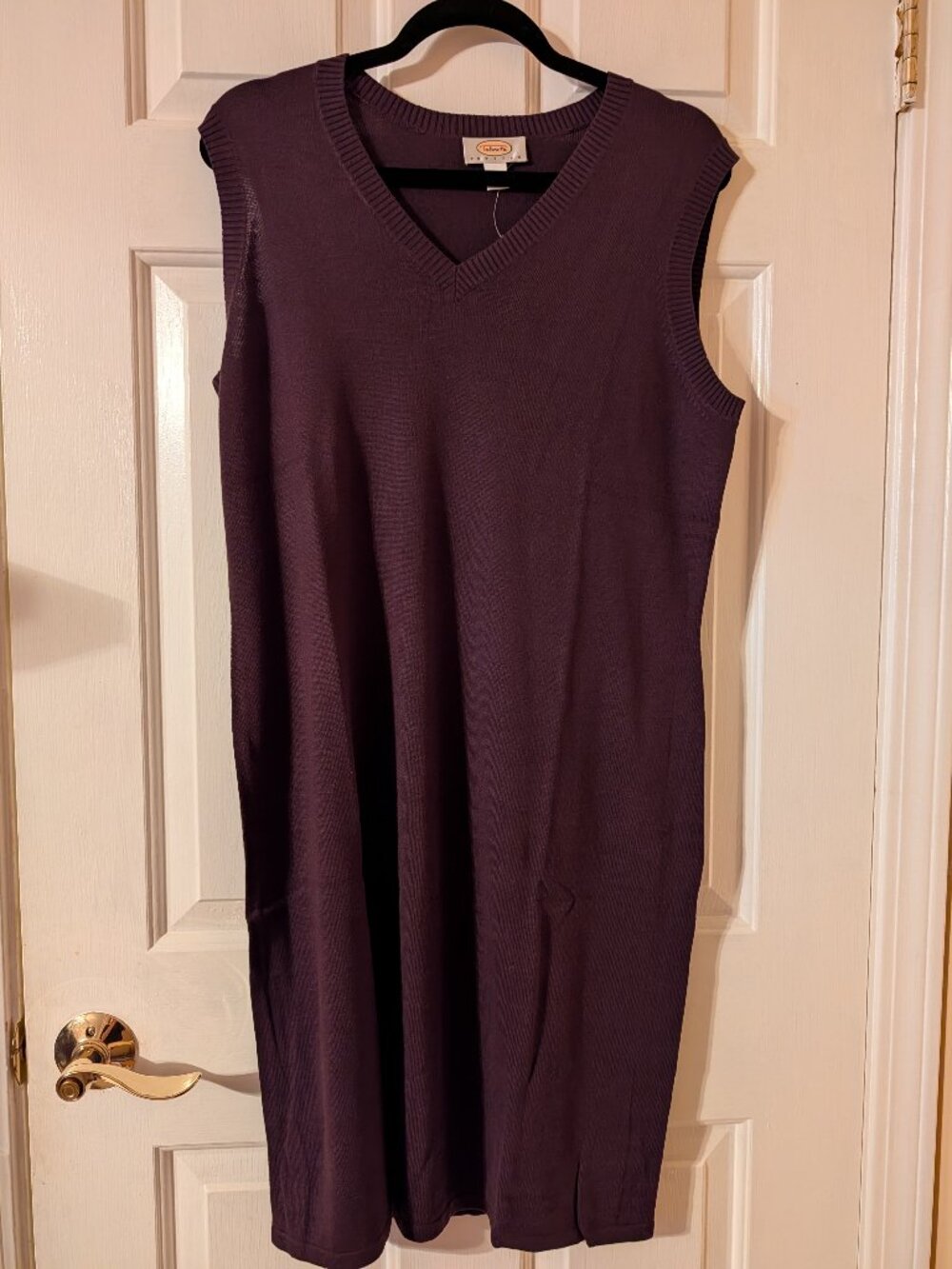 Talbots Petites Brown Sweater Dress ~ PL